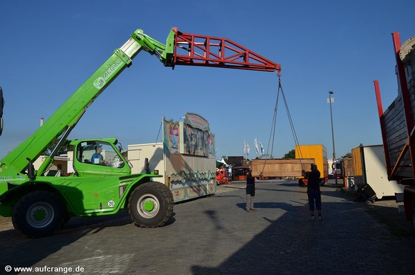 aufbau cranger kirmes 23juli2019