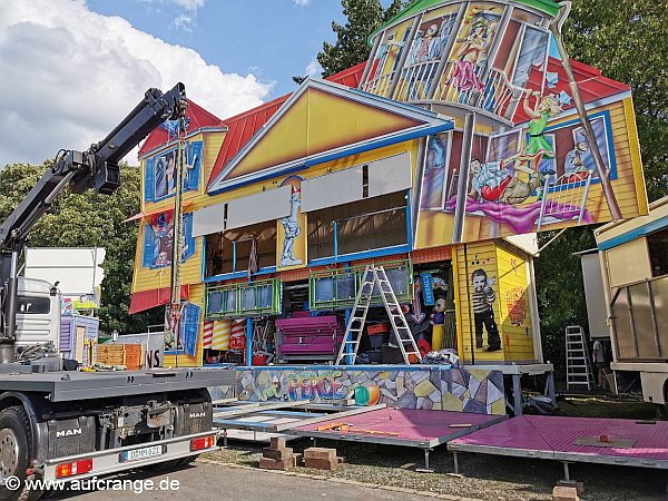 aufbau cranger kirmes 26juli23