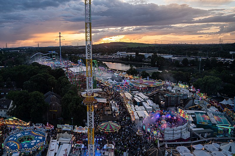 cranger kirmes blick von oben ©stadtmarketing herne