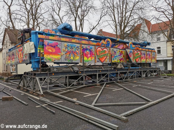 bilder aufbau herne citykirmes 1