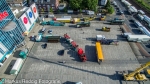 Aufbaubilder Sterkrade - Fronleichnamskirmes