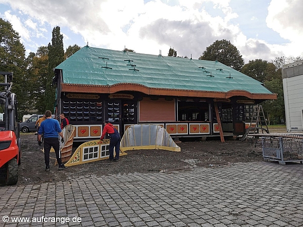 aufbau cranger weihnachtszauber 21okt2023