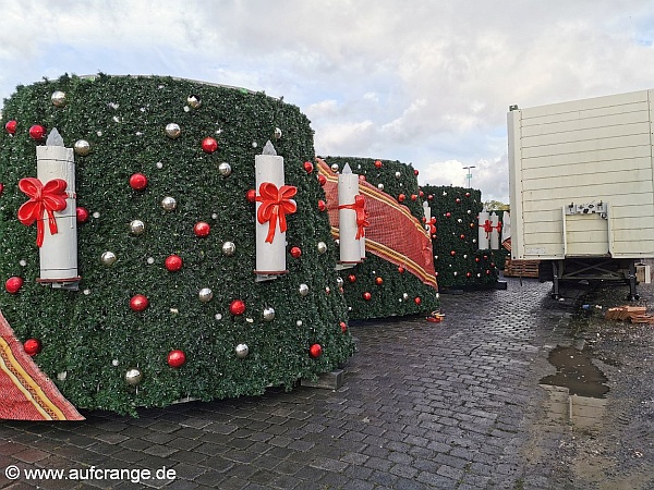 aufbau cranger weihnachtszauber 24okt2023