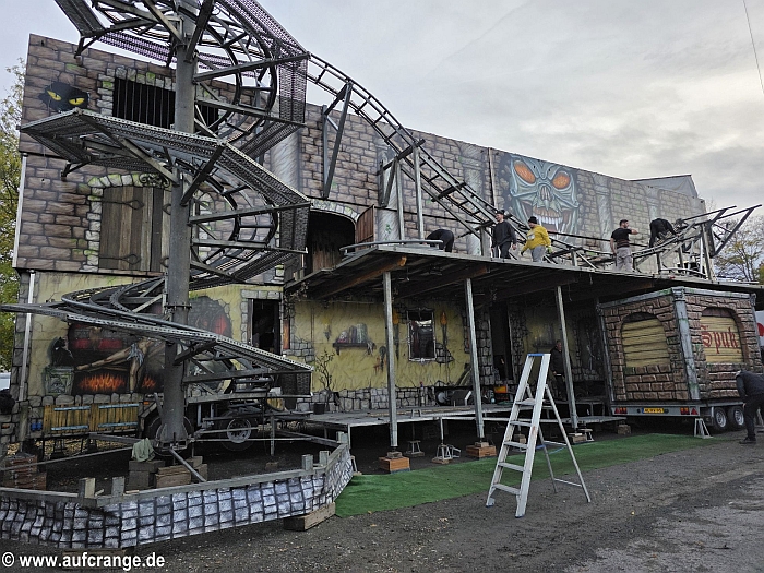 bilder aufbau cranger weihnachtszauber 12nov2025