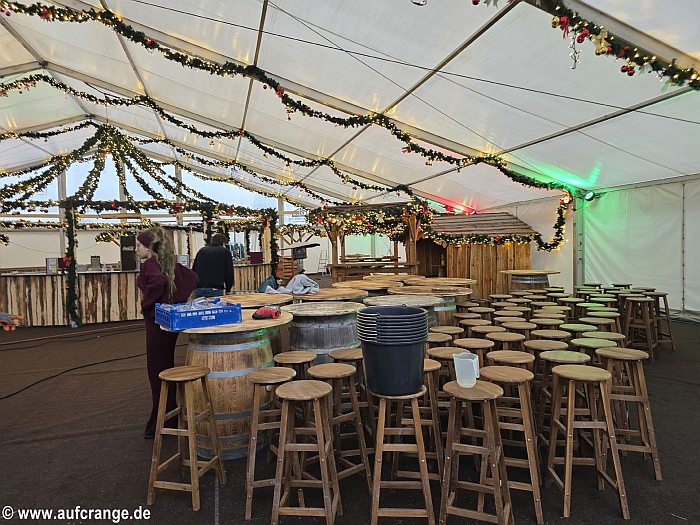 bilder aufbau cranger weihnachtszauber 15nov2025