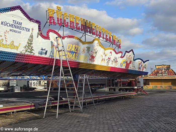 bilder aufbau cranger weihnachtszauber 30okt2025